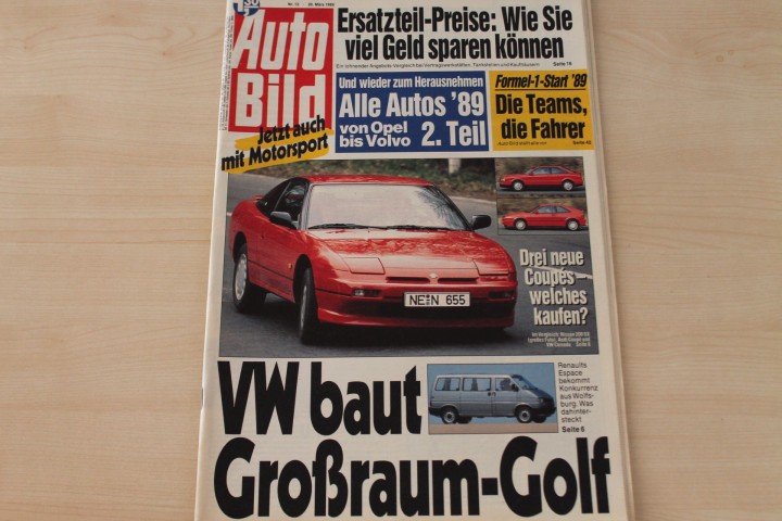 Deckblatt Auto Bild (12/1989)